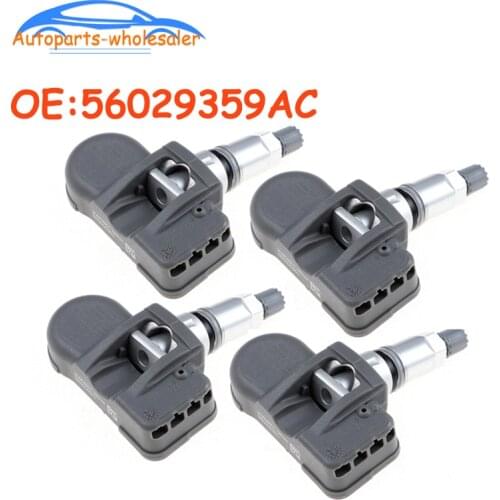 4 pcs/lot Car Accessories 56029359AC 56029359AB TPMS Tire Pressure Monitor Sensor For 2009-2010 Dodge Ram 1500 Jeep,MOPAR