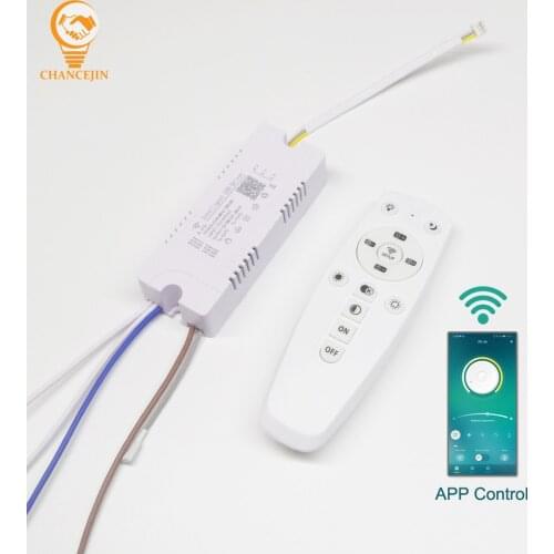 40-60W)x2 120W+220V 2.4G remote control LED driver, with relay output 220V for auxiliary light, APP controlled LED transformer