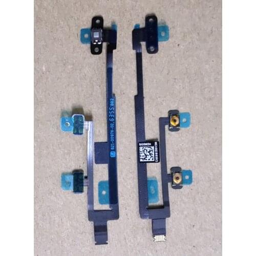 50pcs/lot for iPad 5 2017 A1822 A1823 power on off switch volume button flex cable Ribbon