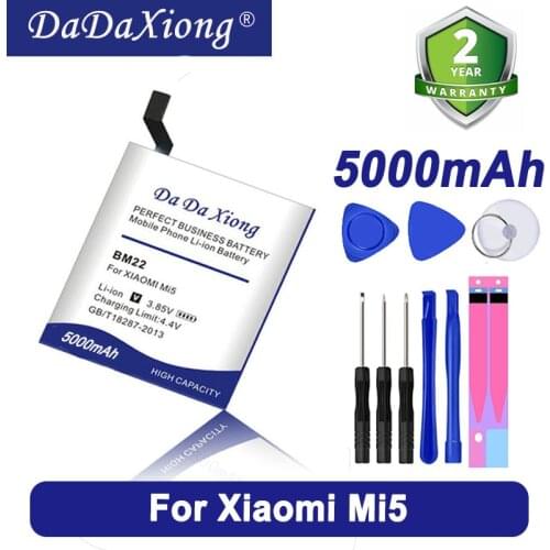Original Da Da Xiong 4800mAh BM22 Battery for Xiaomi Mi5 Battery 5 M5 MI 5 Cell Phone Battery Gift Tools+Stickers