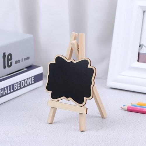 Wooden Mini Chalkboard Model Dollhouse Miniatures Accessories DIY Childrens Room Accessories Small Blackboard