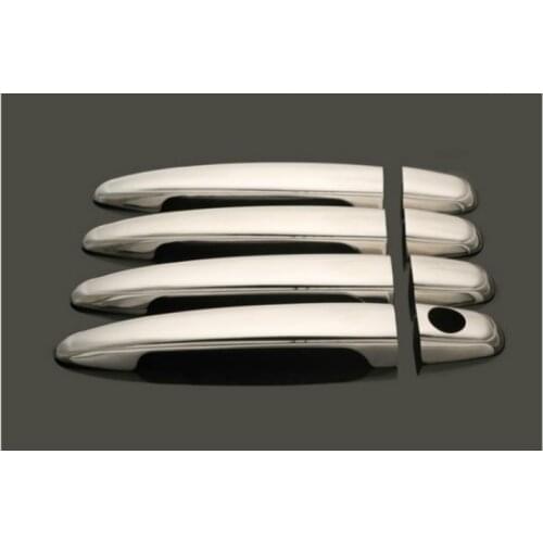 FUNDUOO For Toyota Highlander 2008-2012 Camry 2007 2008 2009 2010 2011 New Chrome Car Door Handle Cover Trim Sticker