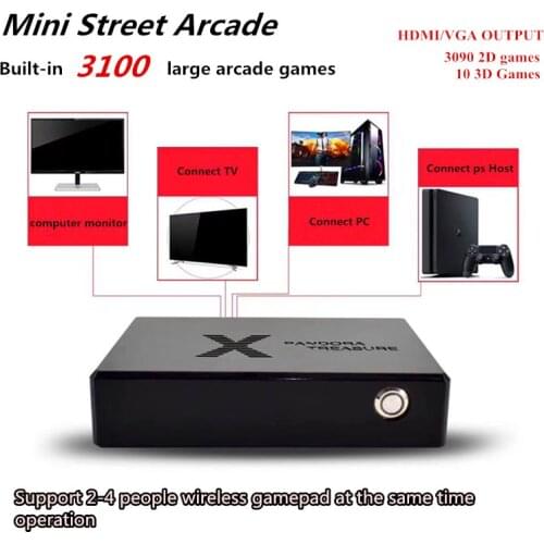 Hot Sale 3D TV Game BOX Pandora box Built in 3100 Large Arcade games moonlight treasure 2D 1500 Games Video Game Consoles