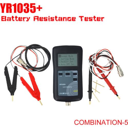 New Original Four-line YR1035 Lithium Battery Internal Resistance Meter Tester YR 1035 Detector 18650 Dry Battery Combination 5