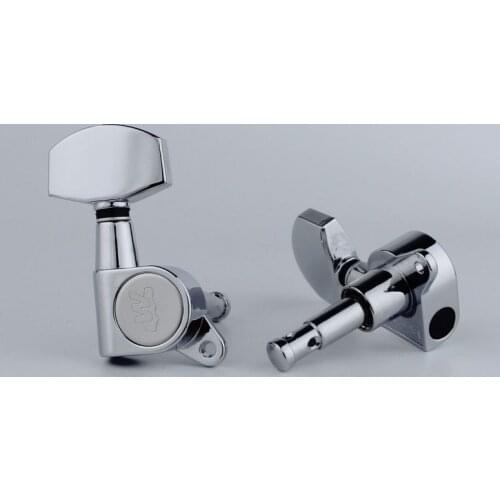 1 SET 3R3L Wilkinson WJN-01 Electric Guitar Machine Heads Tuners Silver Tuning Pegs