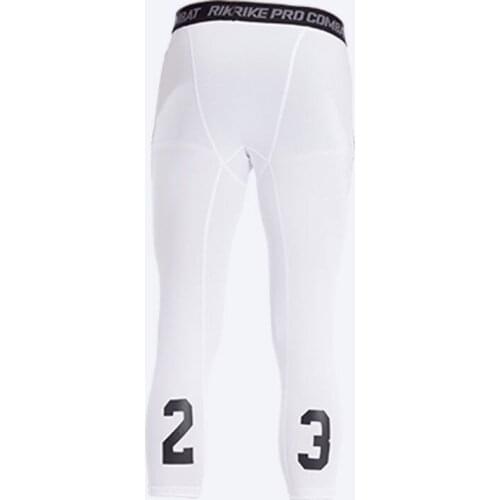 Compression Basketball 3/4 Pants New 2021 Sports Soccer Tights Elastic Quick Dry Men Fitness Running Leggings Plus Size 2XL