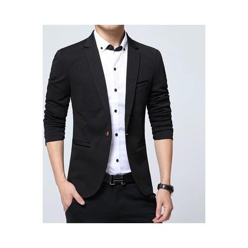 New Arrival Men Blazer New Spring Fashion Brand High Quality Cotton Slim Fit Men Suit Terno Masculino Blazers Men