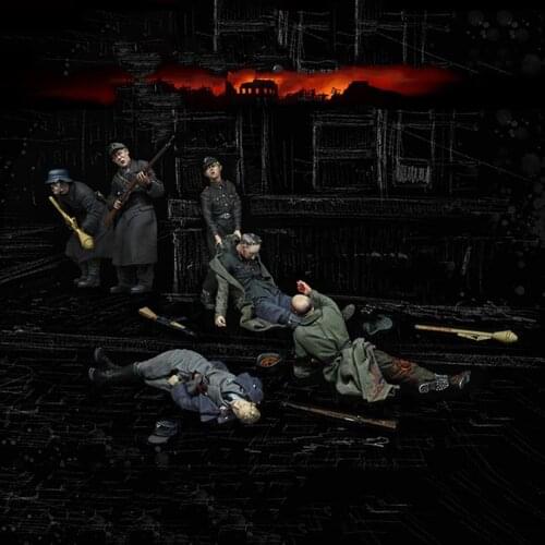 New Unassembled 1/35 modern crew include 6 man Resin Figure Unpainted Model Kit