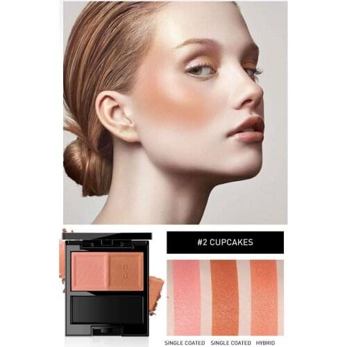 STAGENIUS Glitter Eyeshadow Blusher Pressed Powder Palette Makeup Cosmetic Tool