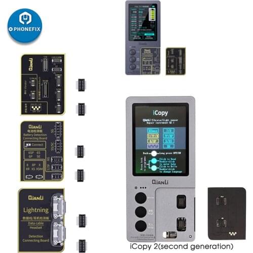 Qianli iCopy Plus Ture Tone/Virbrator EEPROM Programmer Battery/LCD/Cable Heatset board for Phone 11 Pro Max XS max X 12 Repair