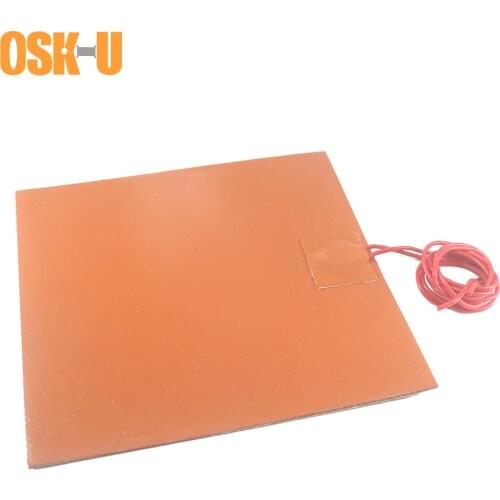 12/24V Silicone Heater Pad 150x150mm 1.5-1.8mm thickness Electric Heater Element Freeze-proof Heating Pad for Liquified Gas Tank
