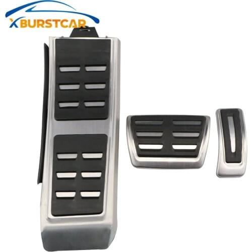 Xburstcar for Audi A4 B8 A6 A7 A8 S4 RS4,A5 S5 RS5 8T Q5 SQ5 8R Car Pedals Fuel Brake Footrest Pedal Cover Auto Accessories