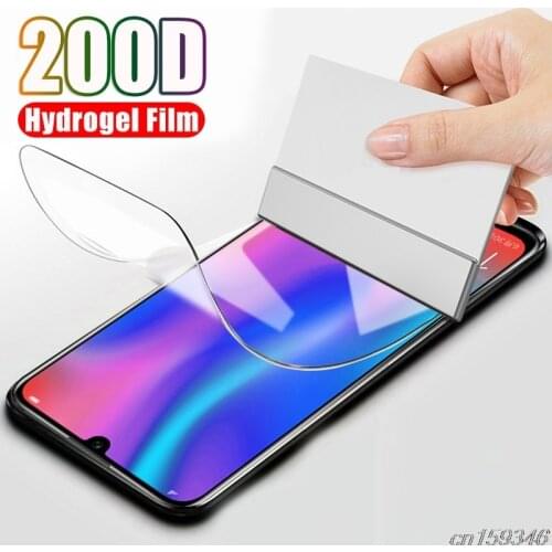 Protective on the For Huawei Honor 8X 9X V20 V10 V30 Screen Protector For Honor 8 9 10 20 Lite Hydrogel Film Case Not Glass
