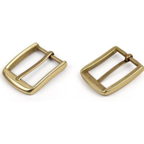 3PCS Solid Brass Pin Buckle Belt Strap DIY Accessory Various