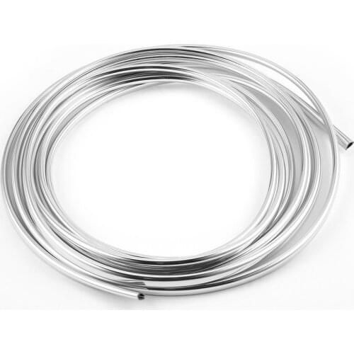 4m Long Universal DIY Chrome Moulding Trim Strip Car Door Edges Scratching Protecting Cover Sticker Accessories Drop Shipping