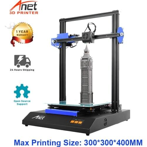 Anet ET4/ET5X 3D Printer kit impressora 3d Full Metal 3D Drucker Mean Well Power With 10M PLA Filament