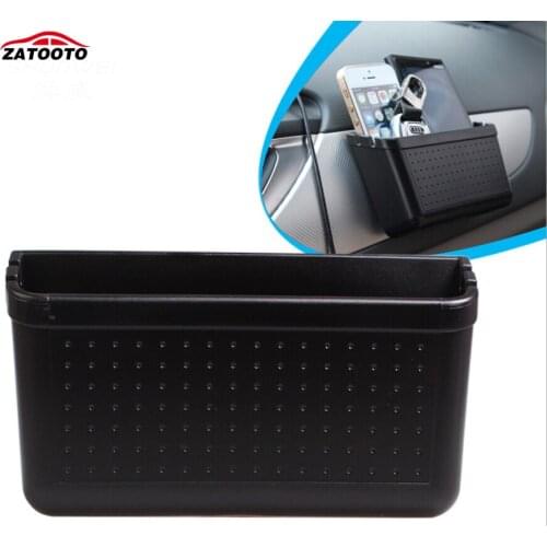 Car Storag Box Multifunction ABS Auto Storage Bag For Cell Phone Holder Key Card Organizer Stowing Tidying Accessories