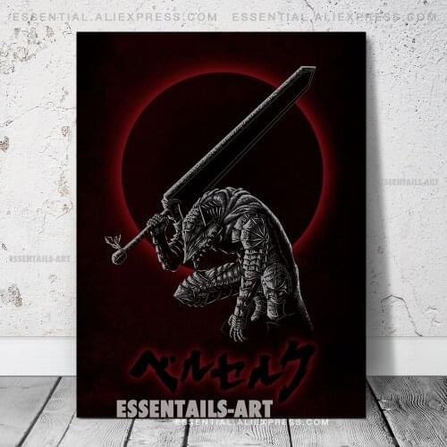 Berserker Armor Berserk Anime Decoration Print Home Decor Canvas Painting Bedroom Study Living Room Picture Wall Art Poster