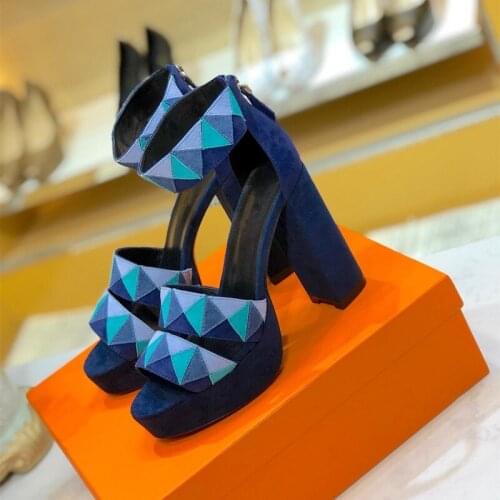 12 cm Sandals Sexy Summer Shoes Woman Chaussures Femme Brand Pumps Women Shoes Platform Ladies High Heels Sandalias Mujer 2020