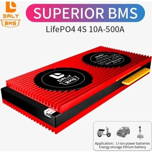 DALY 3.2V 12V 4S BMS Lifepo4 20ah 30AH 250A 300A 400A500APCB PCM 18650 Battery pack Protection Board 12.8V circuit E-bik Scooter