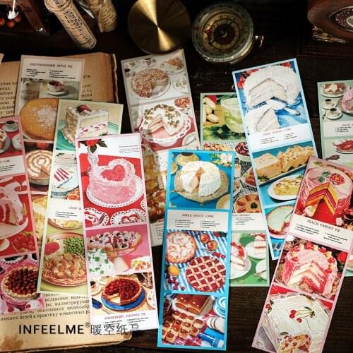 Infeel.me Four seasons dessert house Paper sticker Scrapbooking Decoration label 1 lot = 20 packs Wholesale