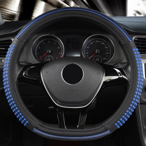 ZHOUSHENGLEE Leather Car Steering Wheel Cover For Nissan all model qashqai x-trail tiida Murano March Teana quest Patrol auto