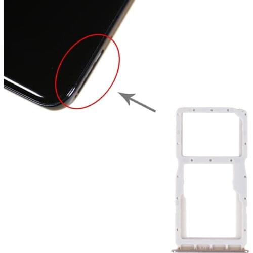 SIM Card Tray + SIM Card Tray / Micro SD Card Tray for Huawei Nova 4e, SIM Card Tray + SIM Card Tray for Huawei Nova 4