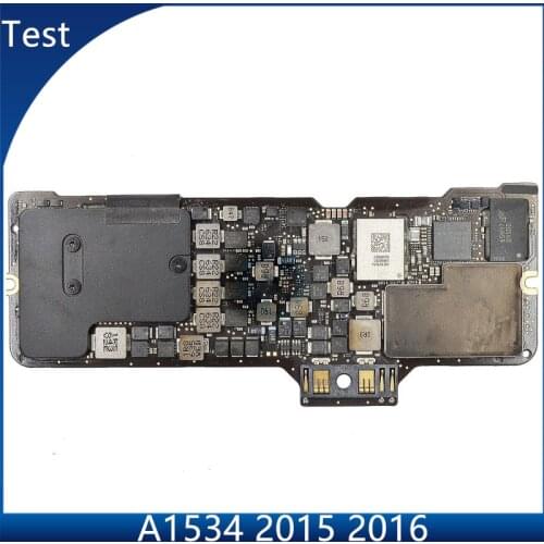 A1534 Motherboard For MacBook Retina 12" 820-00045-A 820-00244-A 1.1GHz 1.2GHz 256/512GB 2015 2016 Years Tested Logic Board