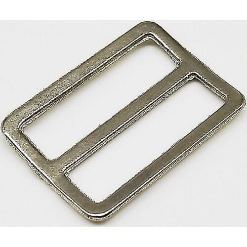 DIY Metal Heavy Duty Thickness Shoulder Leather Bag Strap Belt Web Rectangle Adjust Tri-glide Pin Buckle Slider Loop O D Ring