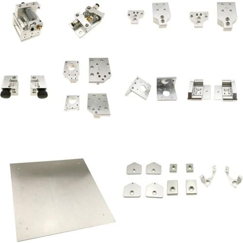 Upgrading Version!All metal 3D BLV mgn cube printer XYZ axis components kit with 8MM thickness heating portion Metal Bed