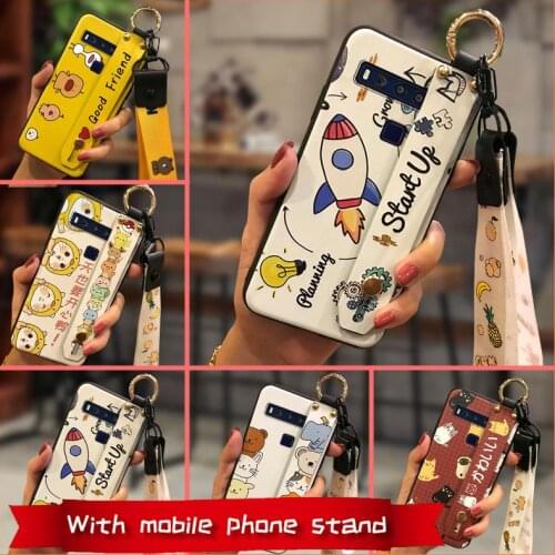 Soft Case Lanyard Phone Case For TCL 10L/10 Lite Fashion Design For Woman TPU Silicone Anti-dust