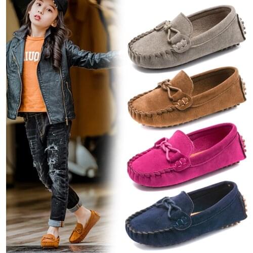 2020 New Little Kids Loafers Flat Heel Slip On Toddler Casual Shoes for Boys Girls