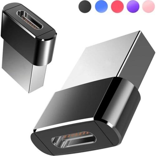 USB Type C OTG Adapter Type-C USB 3.0 Male To USB C Female OTG Data Adapter Converter Cable Adapter For Macbook Iphone 11 Pro
