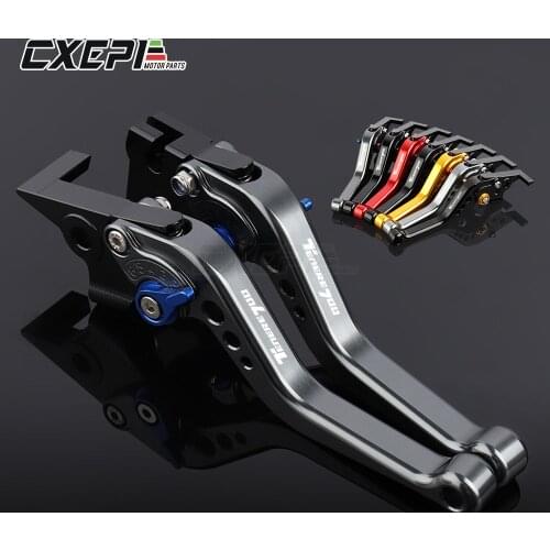 High Quality Modified Parts For Yamaha Tenere 700 2019 2020 2021 Short Adjustable Brake Clutch Levers With logo
