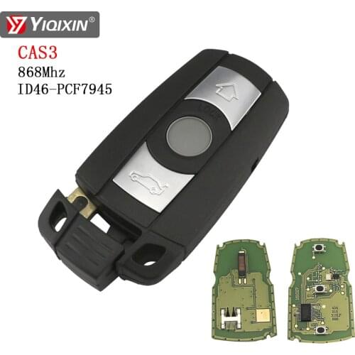 YIQIXIN 3 Button Remote Smart Key 868Mhz CAS3 ID46-PCF7953 Chip Intelligent Control Key For BMW 1/3/5/7 Series X5 X6 Z4 X5