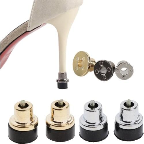 1Pair Metal High Heel Tips Shoes Replacement Tap Caps Shoes Repair Protector