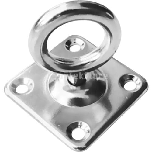 316 Stainless Steel Square Swivel Pad Eye Plate Eye Hook Shade Sails Mounting Fixing Kit Marine Boat Rigging Hardware 5mm 6mm