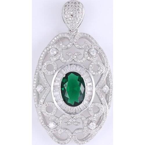 Big Micro Pave Zircon Crystal Flower Charms Pendant For Jewelry Making Wholesale Copper Hollow Connectors Charms Bijoux Berloque