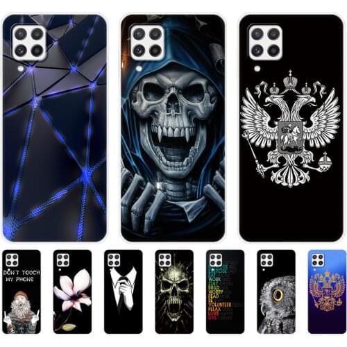 For Samsung A22 Cases Phone Back Cover on Samsung Galaxy A22 5G 4G GalaxyA22 A 22 Bumper Soft Tpu Silicon Case Funda Etui Bag