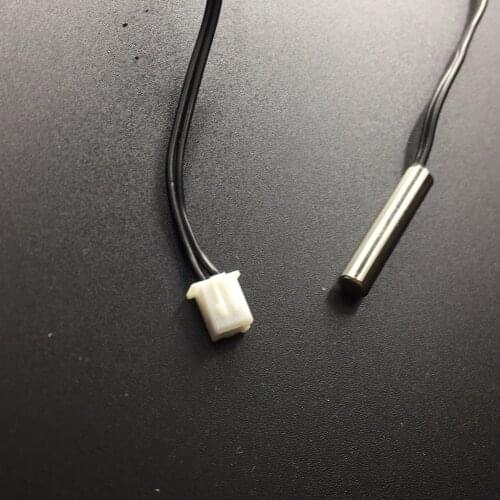 Free ship 200pcs ntc temperature sensor 3470 5K ntc probe 5*25MM cooper head 1% 0.5M ntc waterproof sensor