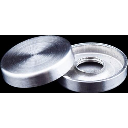 DHL Free Shipping Steel 30mm Diameter Hex Screws Plastic Hole Plugs Screw Types for Glass Mirror 500Pcs/lot