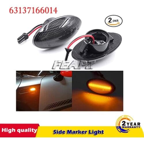 For BMW for MINI Cooper R50 R52 R53 2002-2008 2x Dynamic LED Side Marker Light Flowing Side Repeater Lamp Error Free Panel Lamp