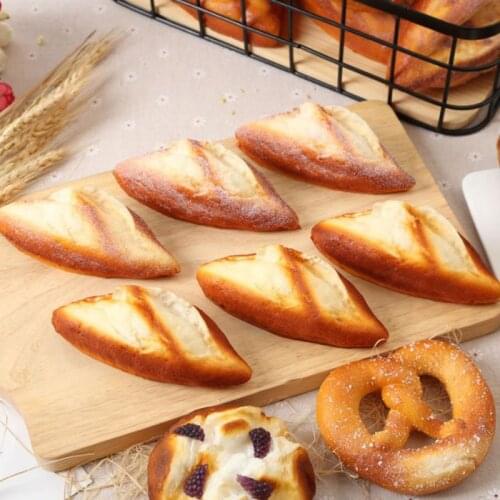 Artificia food Fake Cake Bakery Photography props Decor Soft Bread Simulation PU cake bread fake food squishy Bread Model decor