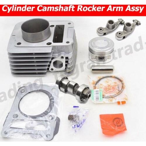 Cylinder Camshaft Silent Rocker Arm Kit STD 57.4mm Big Bore for Yamaha XT125X 05-09 XT125X 05-11125cc Upgrade to 150cc Modified