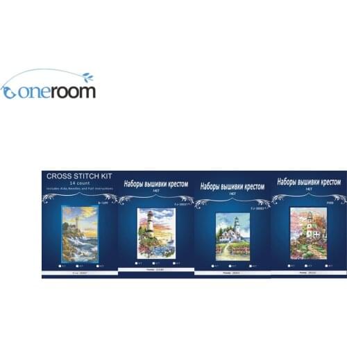 Lovely counted cross stitch kit Scenic Lighthouse Light House dim 06883 similar DMC threads cross stitch kit