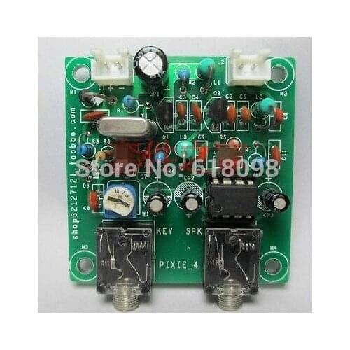 NEW 1PC The QRP Pixie Kit CW 40 meter band Receiver Transmitter 7.023 MHZ, DIY kit