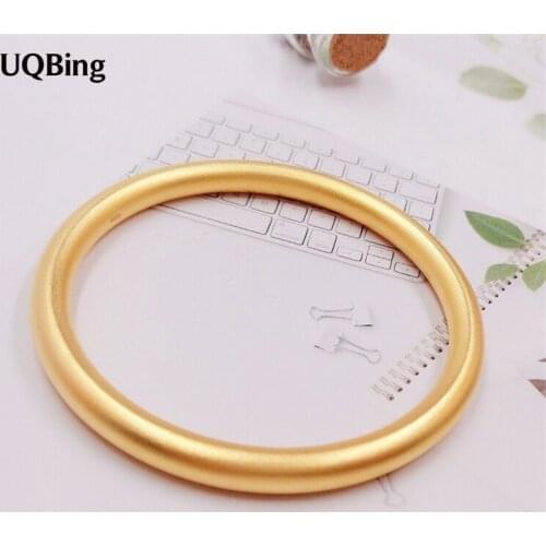 New matte gold-color ancient heritage bracelet &bangles for women men jewelry