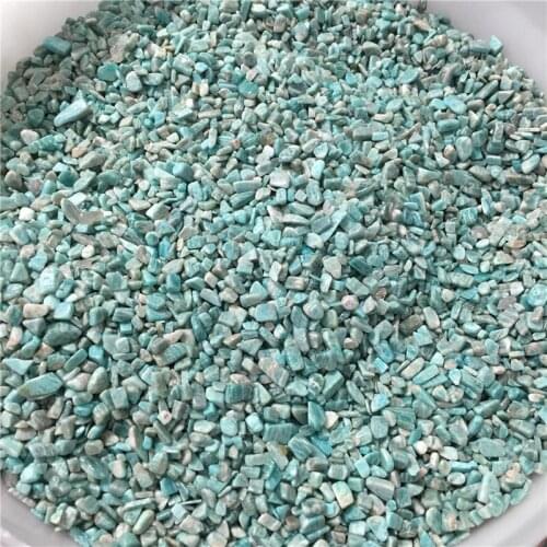 Wholesale natural rough amazonite tumble amazon quartz crystal gravel