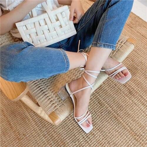 Casual Retro Flower Partent Ladies Sandals Fashion Heels womens Sandals Slipper Shoes