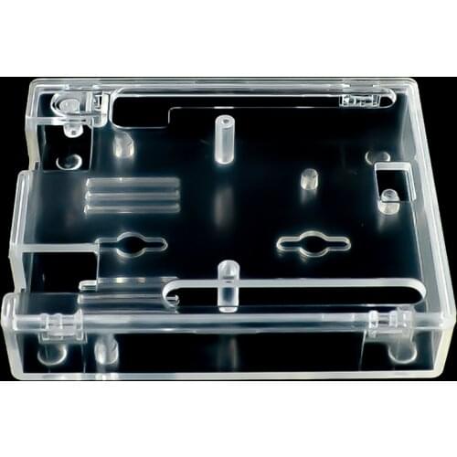 【SIMPLE ROBOT】Transparent or Black ABS Plastic Case For Arduino UNO R3 Board One CH340g CH340 Atmega16U2 Mega328P
